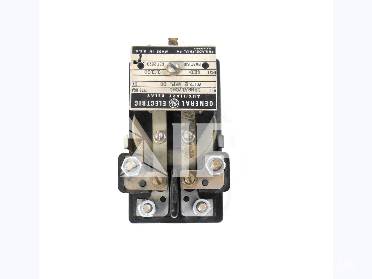 12HGA17C61 GE / General Electric 125VDC HGA AUXILIARY RELAY FOR AK50